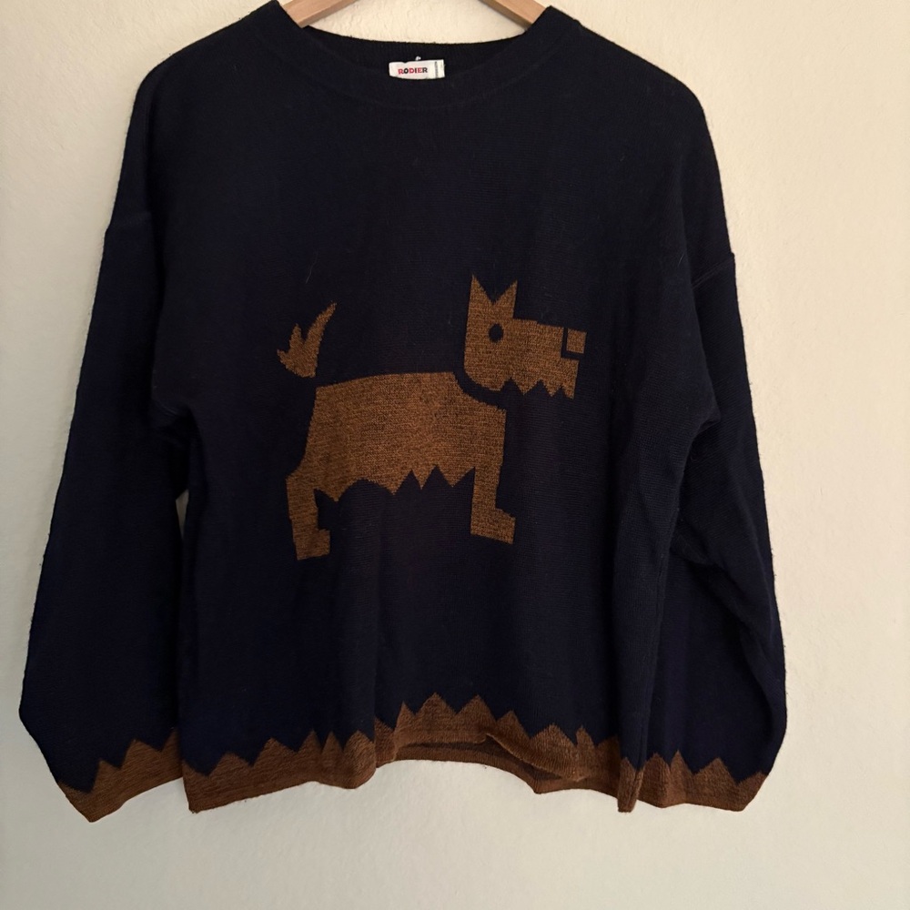 RODIER Scotty Dog Wool Blend Sweater - Picture 4 of 6